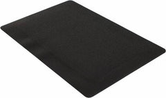 Wearwell - 3' Long x 2' Wide, Dry Environment, Anti-Fatigue Matting - Black, Vinyl with Vinyl Sponge Base, Beveled on 4 Sides - Industrial Tool & Supply