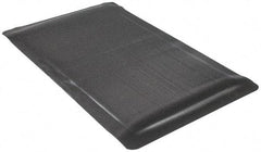 Wearwell - 5' Long x 3' Wide, Dry Environment, Anti-Fatigue Matting - Black, Vinyl with Vinyl Sponge Base, Beveled on 4 Sides - Industrial Tool & Supply