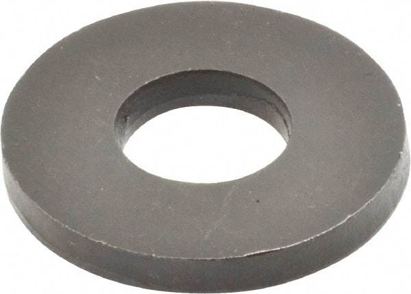 Jergens - 3/4" Screw, Case Hardened Steel USS/SAE Flat Washer - 13/16" ID x 2" OD, 1/4" Thick, Black Oxide Finish - Industrial Tool & Supply