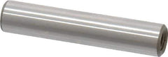 Jergens - 1/4" Diam x 1-1/4" Pin Length Alloy Steel Pull Out Dowel Pin - C 47-58 & C 60-64 (Surface) Hardness, 1 Beveled & 1 Threaded End - Industrial Tool & Supply
