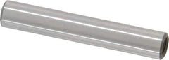 Jergens - 1/4" Diam x 1-1/2" Pin Length Alloy Steel Pull Out Dowel Pin - C 47-58 & C 60-64 (Surface) Hardness, 1 Beveled & 1 Threaded End - Industrial Tool & Supply