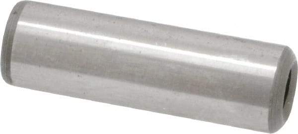 Jergens - 5/16" Diam x 1" Pin Length Alloy Steel Pull Out Dowel Pin - C 47-58 & C 60-64 (Surface) Hardness, 1 Beveled & 1 Threaded End - Industrial Tool & Supply