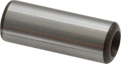 Jergens - 3/8" Diam x 1" Pin Length Alloy Steel Pull Out Dowel Pin - C 47-58 & C 60-64 (Surface) Hardness, 1 Beveled & 1 Threaded End - Industrial Tool & Supply