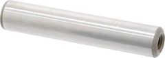 Jergens - 3/8" Diam x 2" Pin Length Alloy Steel Pull Out Dowel Pin - C 47-58 & C 60-64 (Surface) Hardness, 1 Beveled & 1 Threaded End - Industrial Tool & Supply
