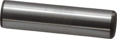 Jergens - 1/2" Diam x 2" Pin Length Alloy Steel Pull Out Dowel Pin - C 47-58 & C 60-64 (Surface) Hardness, 1 Beveled & 1 Threaded End - Industrial Tool & Supply