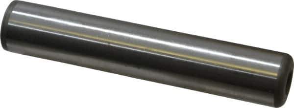 Jergens - 3/4" Diam x 4" Pin Length Alloy Steel Pull Out Dowel Pin - C 47-58 & C 60-64 (Surface) Hardness, 1 Beveled & 1 Threaded End - Industrial Tool & Supply