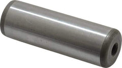 Jergens - 1" Diam x 3" Pin Length Alloy Steel Pull Out Dowel Pin - C 47-58 & C 60-64 (Surface) Hardness, 1 Beveled & 1 Threaded End - Industrial Tool & Supply