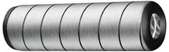 Jergens - 1/2" Diam x 2-1/2" Pin Length Alloy Steel Grooved Dowel Pin - C 47-58 & C 60-64 (Surface) Hardness, 1 Beveled & 1 Threaded End - Industrial Tool & Supply