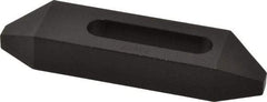 Gibraltar - 5/16, 3/8" Stud, Steel, Plain Strap Clamp - 1-7/16" Travel, 4" OAL x 1" Wide x 5/8" High, Black Oxide Finish, Tapered Nose - Industrial Tool & Supply