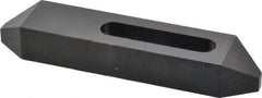Gibraltar - 1/2" Stud, Steel, Plain Strap Clamp - 2-1/16" Travel, 6" OAL x 1-1/4" Wide x 7/8" High, Black Oxide Finish, Tapered Nose - Industrial Tool & Supply