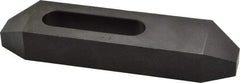 Gibraltar - 5/8" Stud, Steel, Plain Strap Clamp - 1-15/16" Travel, 6" OAL x 1-1/2" Wide x 7/8" High, Black Oxide Finish, Tapered Nose - Industrial Tool & Supply