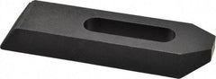 Gibraltar - 5/8" Stud, Steel, Serrated Strap Clamp - 1-15/16" Travel, 6" OAL x 1-1/2" Wide x 7/8" High, Black Oxide Finish, Tapered Nose - Industrial Tool & Supply