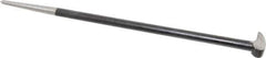 Value Collection - 16" OAL Rolling Head Pry Bar - 1/2" Wide, Chrome Vanadium - Industrial Tool & Supply