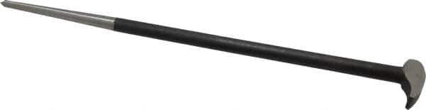 Value Collection - 20" OAL Rolling Head Pry Bar - 5/8" Wide, Chrome Vanadium - Industrial Tool & Supply