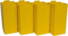 Quantum Storage - 2.8" Wide x 3" High, Yellow Bin Cup - Use with Quantum Storage Systems - Shelf Bin - Industrial Tool & Supply