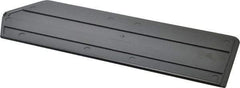 Quantum Storage - 10.9" Wide x 4" High, Black Bin Divider - Use with Quantum Storage Systems - QUS 224 - Industrial Tool & Supply
