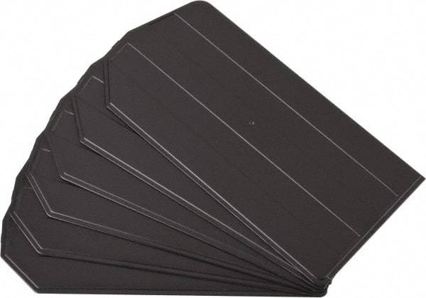 Quantum Storage - 14.8" Wide x 7" High, Black Bin Divider - Use with Quantum Storage Systems - QUS 240, QUS 250 - Industrial Tool & Supply