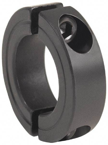 Climax Metal Products - 3-5/8" Bore, Steel, Two Piece Clamping Shaft Collar - 5" Outside Diam, 7/8" Wide - Industrial Tool & Supply