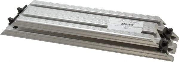 80/20 Inc. - 1-1/2" Wide, 12" High, Open Shelving 45° Support Bracket - Aluminum, Use with Series 15 - 1530 Extrusion - Industrial Tool & Supply