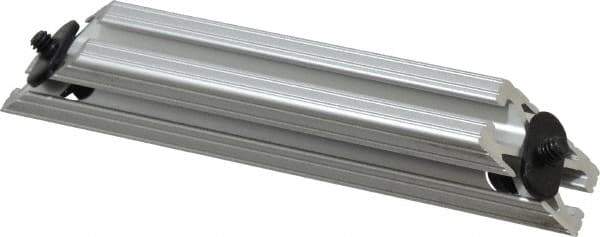 80/20 Inc. - 1" Wide, 6" High, Open Shelving 45° Support Bracket - Aluminum, Use with Series 10 - 1010 Extrusion - Industrial Tool & Supply