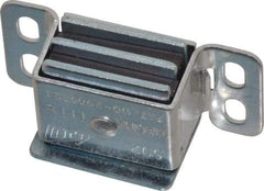 80/20 Inc. - 2.1" Long x 1.1" Wide x 0.56" High, Extruded Aluminum Magnetic Door Catch - 1.14" Long Strike, 0.89" Wide Strike - Industrial Tool & Supply