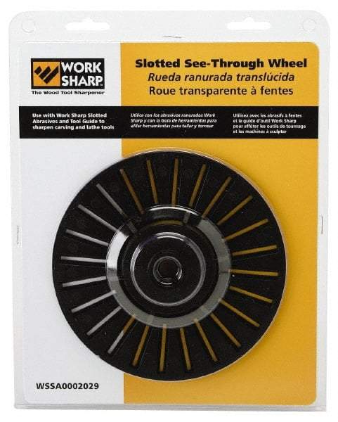 Work Sharp - 6 Inch Outside Diameter Slotted Wheel - Work Sharp 3000 Machine Compatible - Industrial Tool & Supply