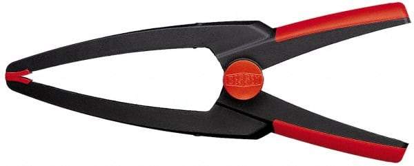 Bessey - 3" Jaw Opening Capacity, 4" Throat Depth, Needle Nose, Spring Clamp - Plastic Body, Plastic Handle, Plastic Tip, 9" OAL - Industrial Tool & Supply