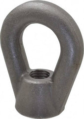 Gibraltar - 10,600 Lb Capacity, 3/4-10 Thread, Self Colored, Carbon Steel Heavy Duty Lifting Eye Nut - Grade C-1030, 3-7/8" High, 1-1/2" Inside & 3" Outside Eye Diam, 3" Bell/Base Width - Industrial Tool & Supply