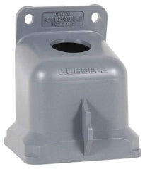 Hubbell Wiring Device-Kellems - 20, 30 Amp, 1 Inch Hub Size, Plastic Pin and Sleeve Angle Back Box - IP67, 15° Box Angle - Industrial Tool & Supply