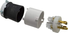 Hubbell Wiring Device-Kellems - 480 VAC, 30 Amp, L16-30P Configuration, Industrial Grade, Self Grounding Plug - 3 Phase, 3 Poles, IP20, 0.35 to 1.15 Inch Cord Diameter - Industrial Tool & Supply