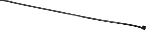 Thomas & Betts - 11-1/2" Long Black Nylon Standard Cable Tie - 40 Lb Tensile Strength, 1.13mm Thick, 1-3/4" Max Bundle Diam - Industrial Tool & Supply
