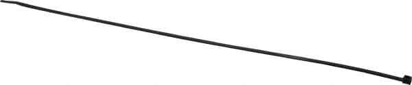 Thomas & Betts - 14-1/2" Long Black Nylon Standard Cable Tie - 40 Lb Tensile Strength, 1.13mm Thick, 4" Max Bundle Diam - Industrial Tool & Supply