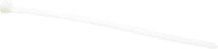 Thomas & Betts - 8" Long Natural (Color) Nylon Standard Cable Tie - 120 Lb Tensile Strength, 1.91mm Thick, 1-1/4" Max Bundle Diam - Industrial Tool & Supply