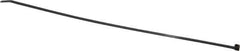 Thomas & Betts - 14.1" Long Black Nylon Standard Cable Tie - 50 Lb Tensile Strength, 1.35mm Thick, 1-1/4" Max Bundle Diam - Industrial Tool & Supply