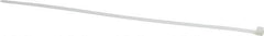 Thomas & Betts - 14.2" Long Natural (Color) Nylon Standard Cable Tie - 120 Lb Tensile Strength, 1.91mm Thick, 2-7/8" Max Bundle Diam - Industrial Tool & Supply