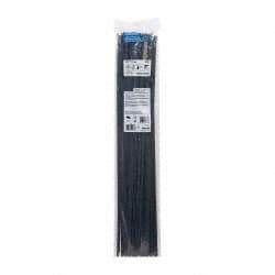 Thomas & Betts - 28" Long Black Nylon Standard Cable Tie - 120 Lb Tensile Strength, 1.91mm Thick, 4-3/4" Max Bundle Diam - Industrial Tool & Supply