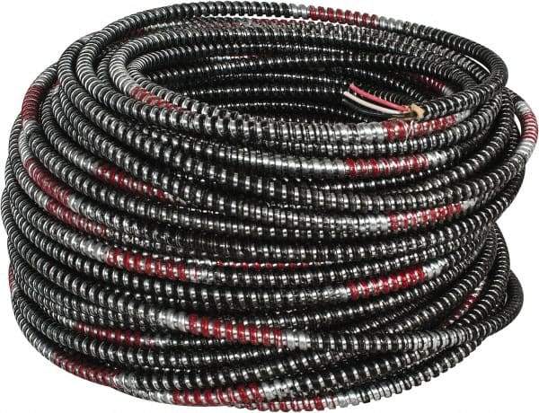 AFC CABLE - THHN, 14 AWG, 15 Amp, 250' Long, Solid Core, 3 Strand Building Wire - Black, Thermoplastic Insulation - Industrial Tool & Supply
