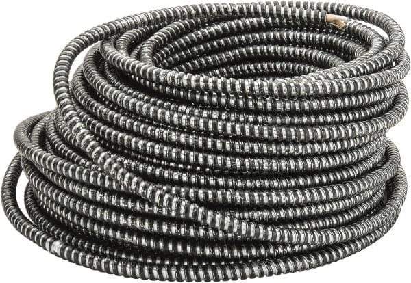 AFC CABLE - THHN, 10 AWG, 30 Amp, 125' Long, Solid Core, 2 Strand Building Wire - Black, Thermoplastic Insulation - Industrial Tool & Supply