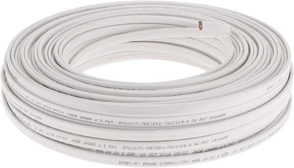 Southwire - NM-B, 14 AWG, 15 Amp, 250' Long, Stranded Core, 1 Strand Building Wire - White, PVC Insulation - Industrial Tool & Supply