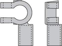 Noco - Automotive Battery 4/0 Left Elbow Terminal - Positive Polarity - Industrial Tool & Supply