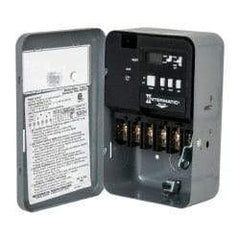Intermatic - 7 Day Indoor Digital Electronic Timer Switch - 42 On/Off per wk, 240 VAC, 60 Hz, - Industrial Tool & Supply