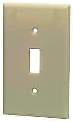 Leviton - Wall Plates Wall Plate Type: Blank Wall Plate Color: Ivory - Industrial Tool & Supply