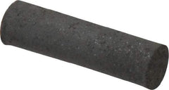 Made in USA - 1/4" Max Diam x 7/8" Long, Cylinder, Rubberized Point - Medium Grade, Silicon Carbide, 1/16" Arbor Hole, Unmounted - Industrial Tool & Supply