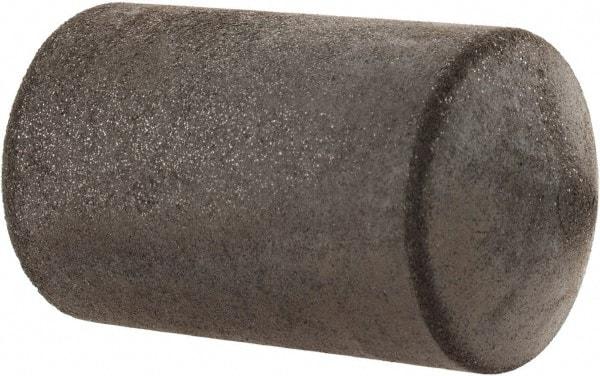 Made in USA - 1" Max Diam x 1-3/4" Long, Cone, Rubberized Point - Medium Grade, Silicon Carbide, 1/4" Arbor Hole, Unmounted - Industrial Tool & Supply
