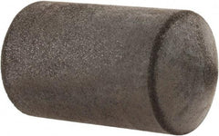 Made in USA - 1" Max Diam x 1-3/4" Long, Cone, Rubberized Point - Medium Grade, Silicon Carbide, 1/4" Arbor Hole, Unmounted - Industrial Tool & Supply