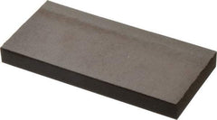 Made in USA - 2" Wide x 4" Long x 3/8" Thick, Rectangular Abrasive Stick - Medium Grade - Industrial Tool & Supply
