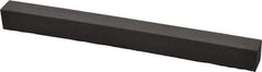 Made in USA - 1/2" Wide x 6" Long x 1/2" Thick, Square Abrasive Stick - Medium Grade - Industrial Tool & Supply