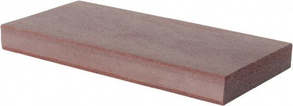 Made in USA - 2" Wide x 4" Long x 3/8" Thick, Rectangular Abrasive Stick - Fine Grade - Industrial Tool & Supply