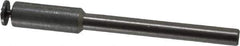 Made in USA - 1/8" Shank Rubberized Abrasive Point Mandrel - 1/16" Hole Compatibility, for Small Wheels - Industrial Tool & Supply