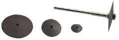 Made in USA - 5/8" Diam x 1/16" Hole x 3/32" Thick, Surface Grinding Wheel - Medium Grade, 20,000 Max RPM - Industrial Tool & Supply